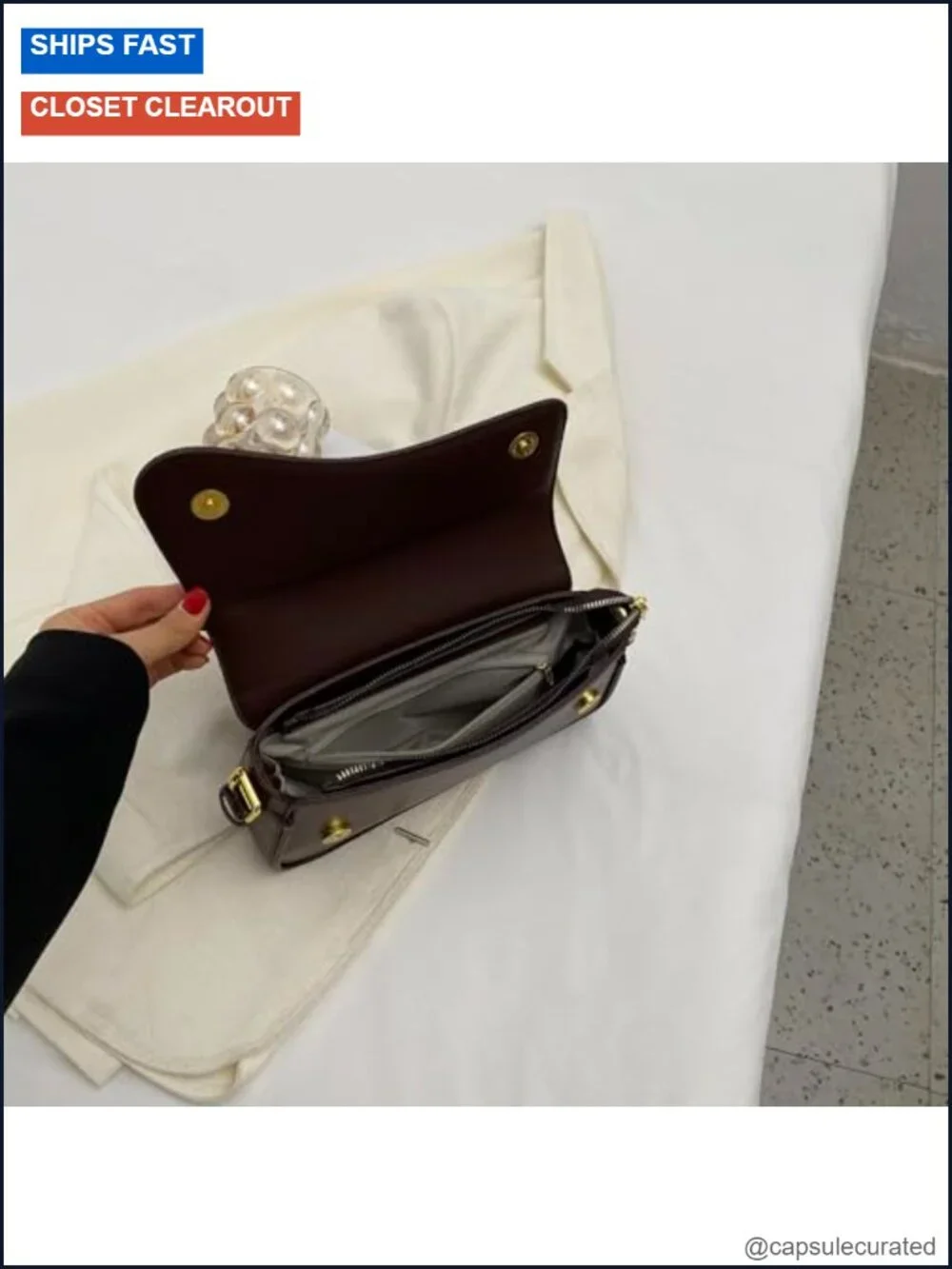 Women's Vegan Leather Y2K Hobo Shoulder Bag Crossbody Purse Retro Clutch with